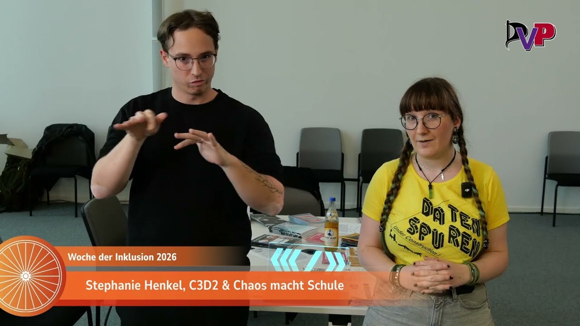 C3D2 & Chaos macht Schule - auf der Veranstaltung "Barrieren überwinden, Engagement stärken"