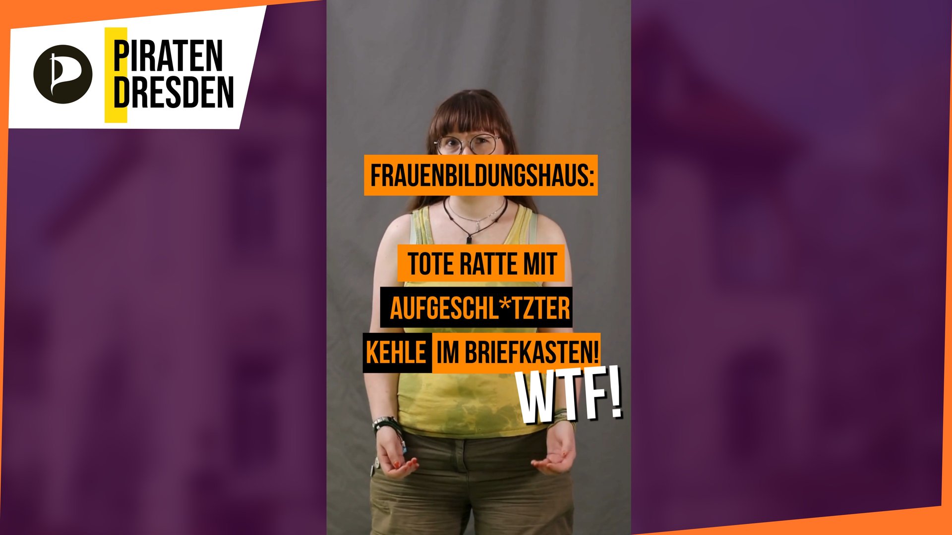 Volle Solidarität mit dem FrauenBildungsHaus Dresden e.V.